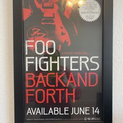 Foo Fighters Back And Forth Movie Poster