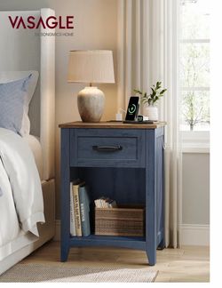 Nightstand with charging station