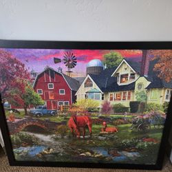 David Maclean Frammed Puzzle 30x24.
