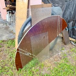 Free glass table top