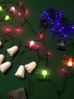 Halloween string lights lot