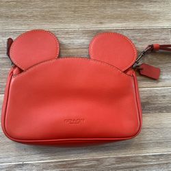 “Coach” Disney Mickey Mouse Wristlet