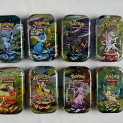 Prismatic Evolutions Tins with Eeveelutions