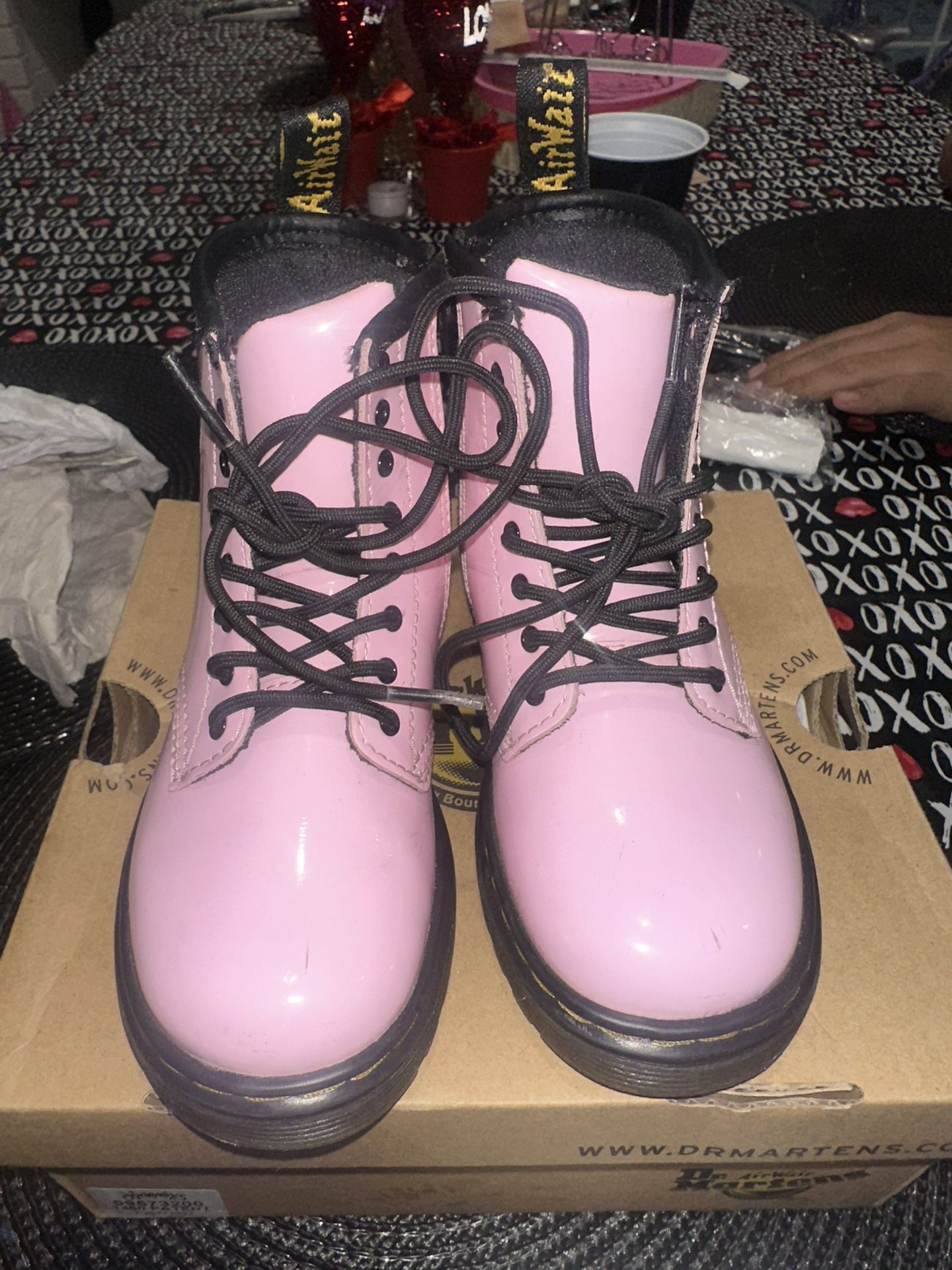 Pink Doc Marten Boots 