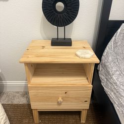 wooden night stand