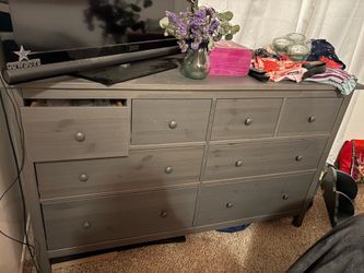 Grey ikea dresser