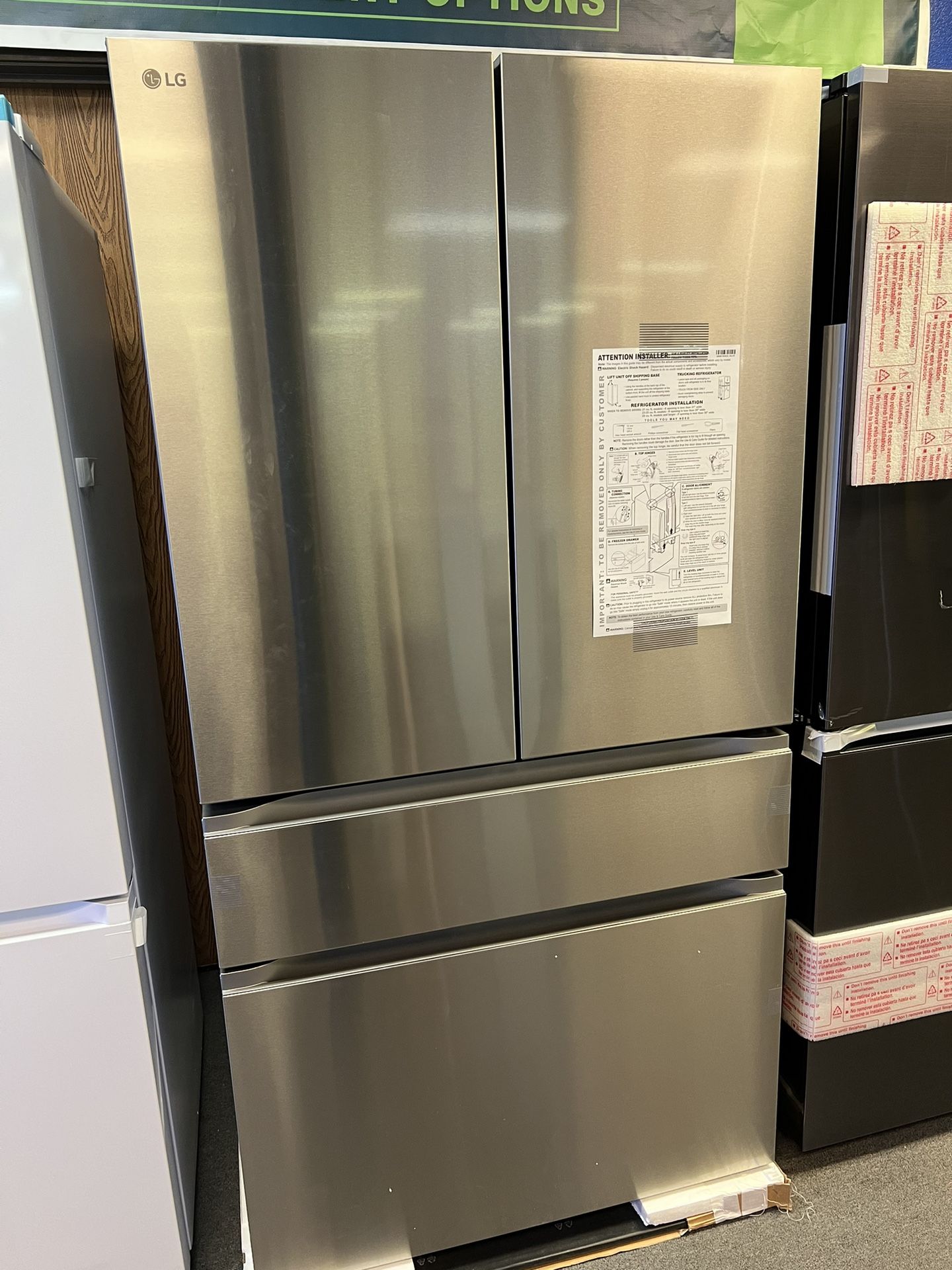 LG STAINLESS STEEL REFRIGERATOR