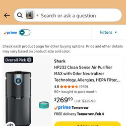 Shark Air Purifier 