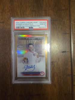 Topps Chrome Xander Schauffele Olympic Gold Medal Autograph /50
