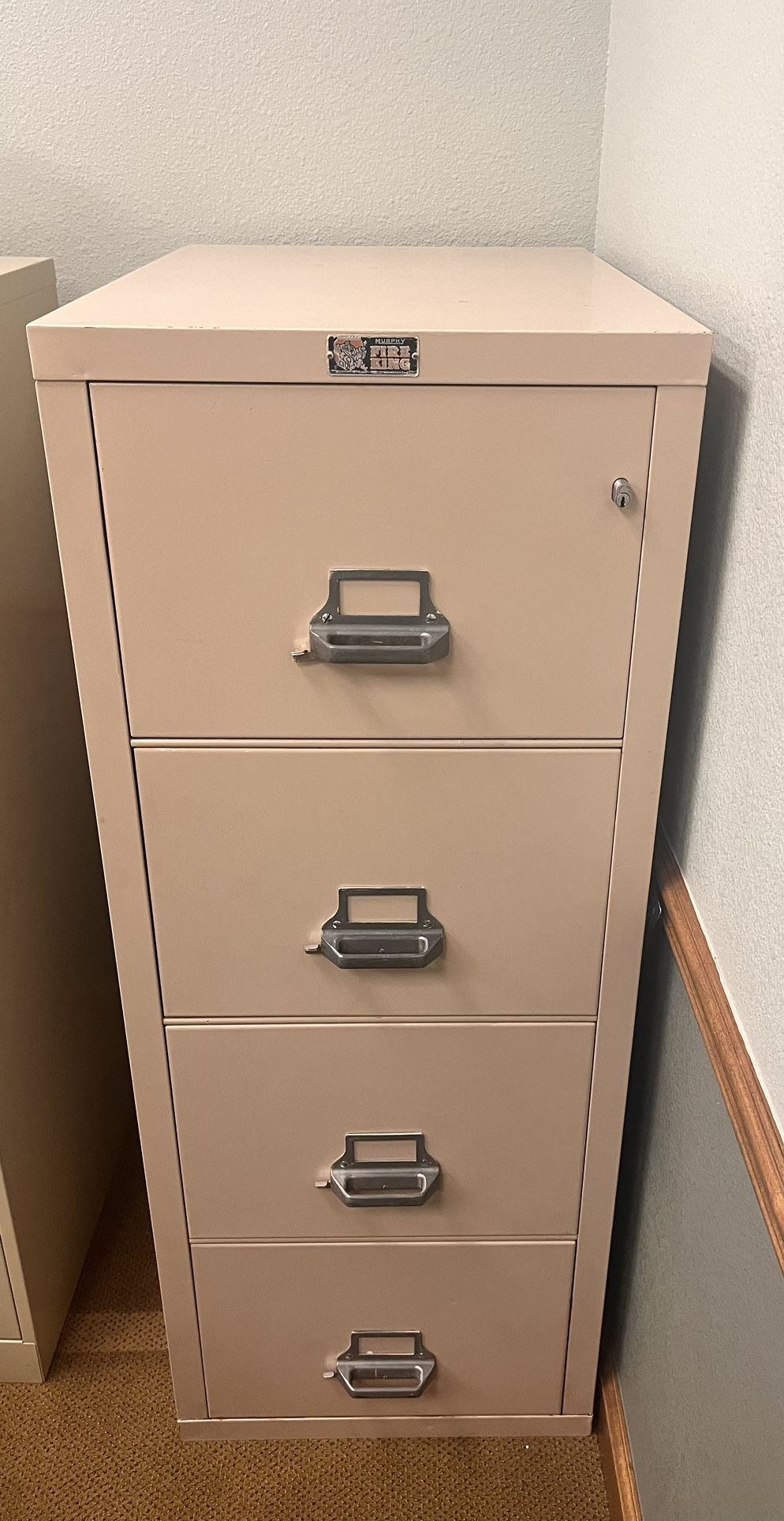 Murphy Fire King File Cabinet