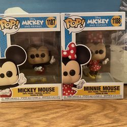 Funko Pop! Mickey & Minnie Mouse Vinyl Figures