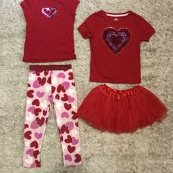 Girls Valentine Clothes 