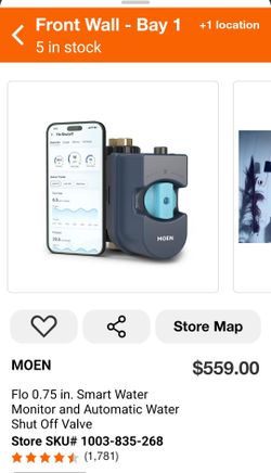 Smart Water Monitor and Automatic Water Shut Off Valve Store SKU# 1003-835-268