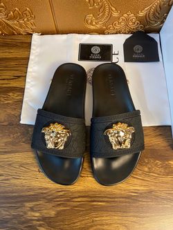 Versace Men’s Slides With Box 2026 New