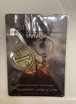 KEYCHAIN DARK PHOENIX X-MEN PROMO IN IMAX