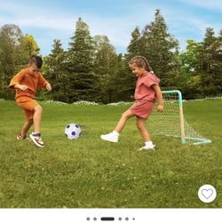 B SPORTS Kids Soccer goal, glowing ball, air pump