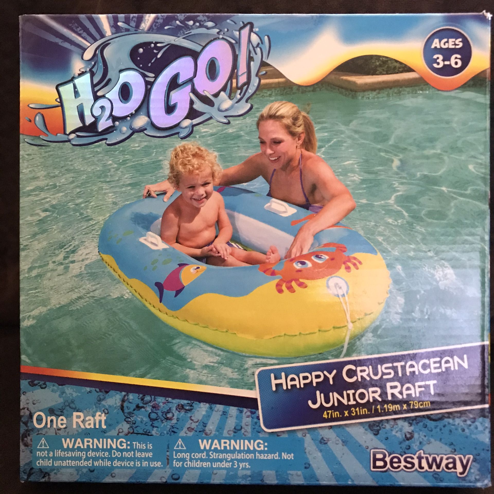 H2O GO! Happy Crustacean Junior Raft (NEW in box never opened)$10 Each