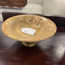 Light Wood Tabletop Bowl 5a