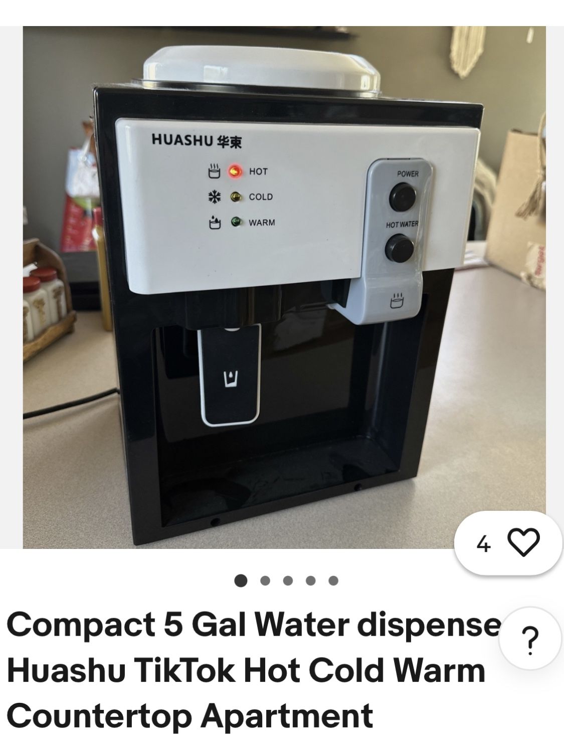 Compact Water Dispenser HOT/COLD/WARM