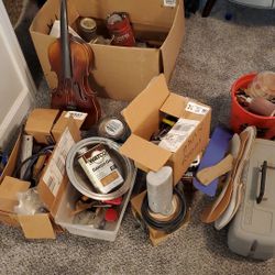 Violin tools plus 17 old Violins