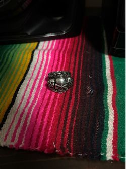 925 Silver Skull Biker Ring