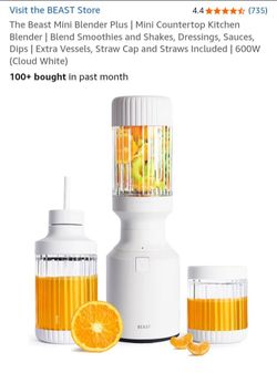 NEW  BEAST MINI BLENDER PLUS COUNTERTOP BLENDER