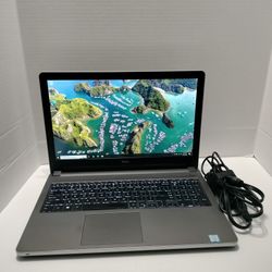 Dell i7 laptop with a 500GB SSD, 8GB RAM, and a backlit keyboard for $140 obo!