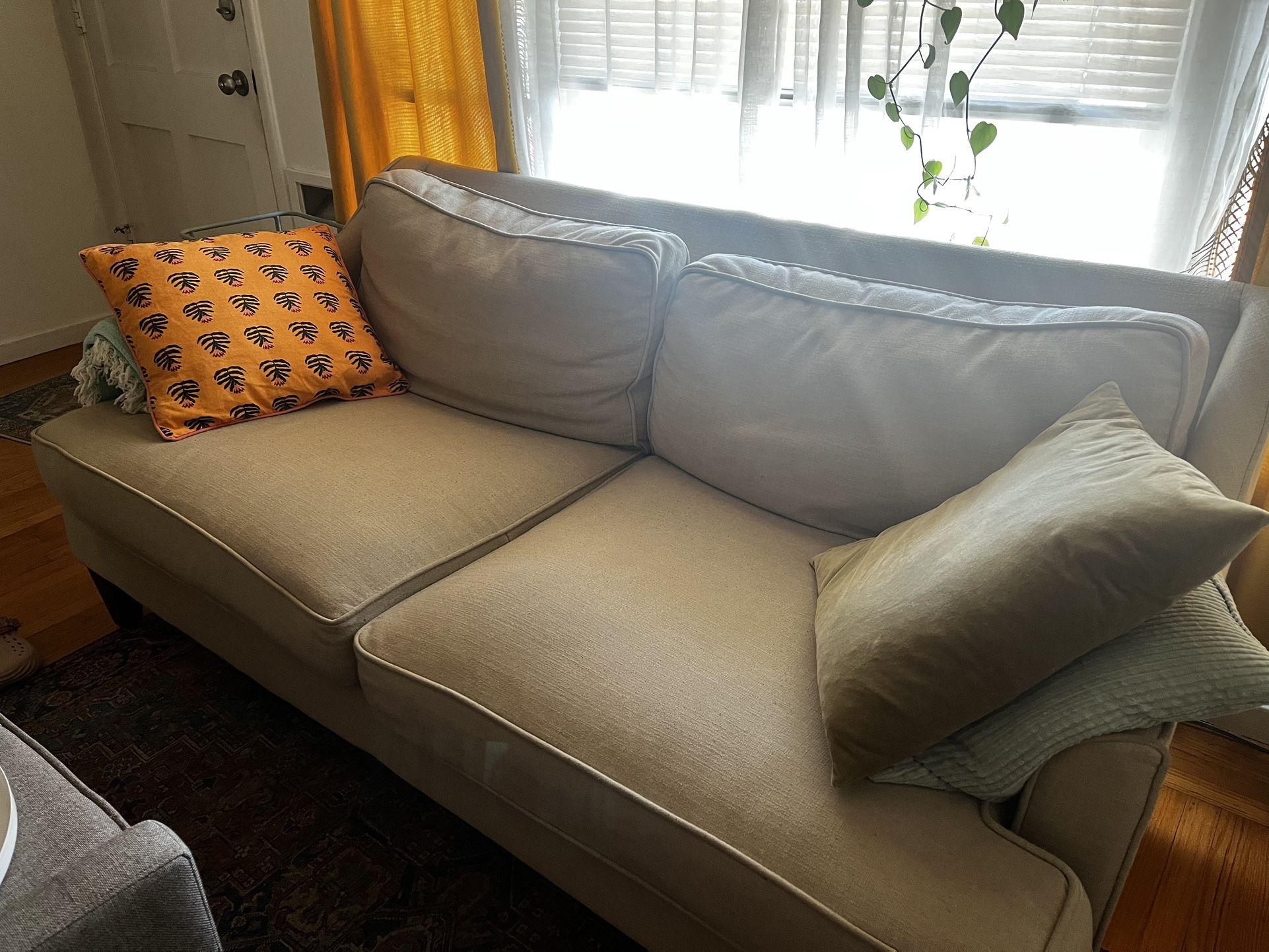 beige couch