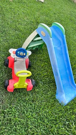 Little Tikes Slide & Toy Car for Kids
