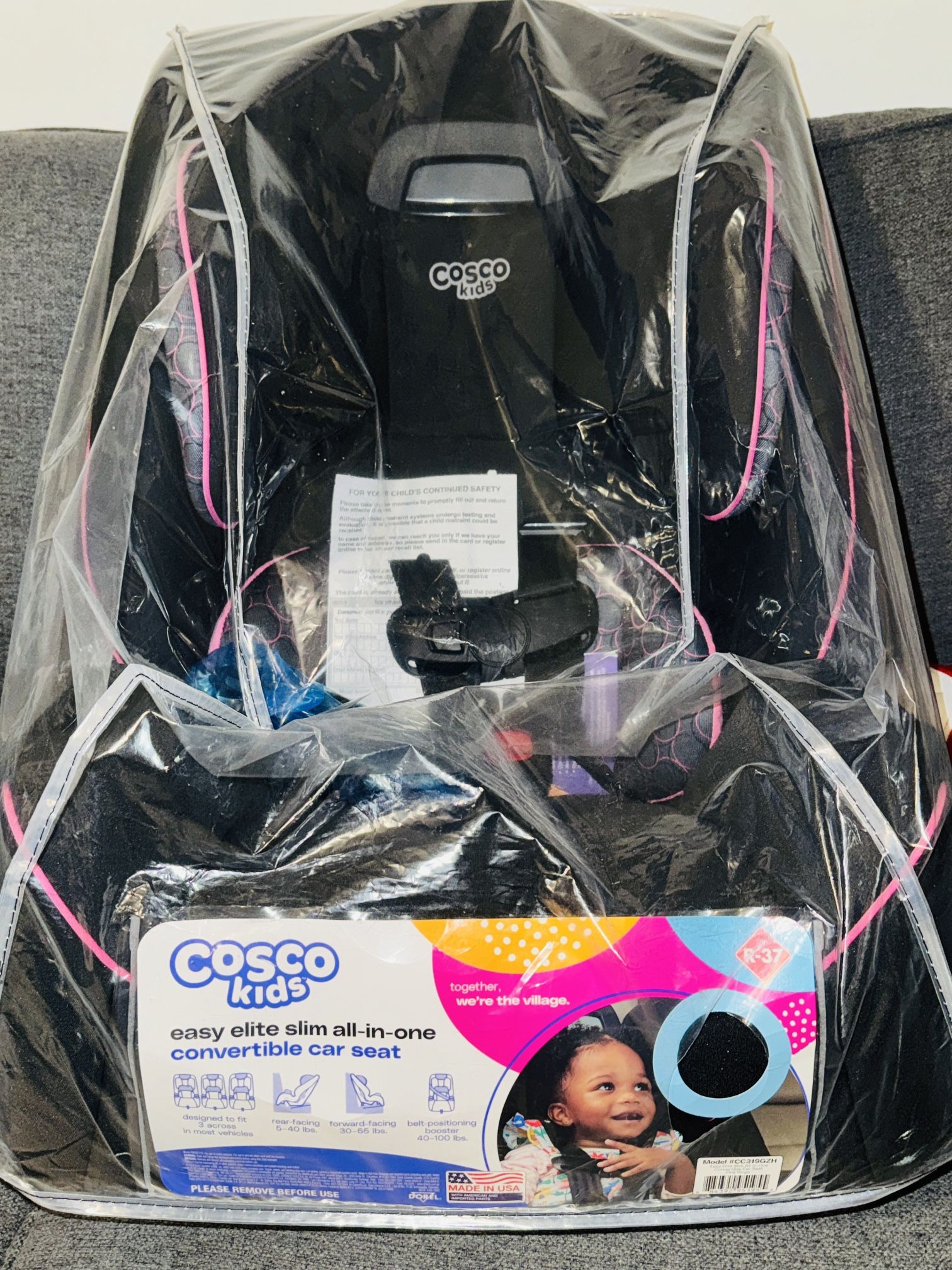 Cosco All-in-One Convertible Car seat (Retail $99 For $65)