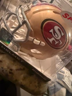 49ers mini helmet