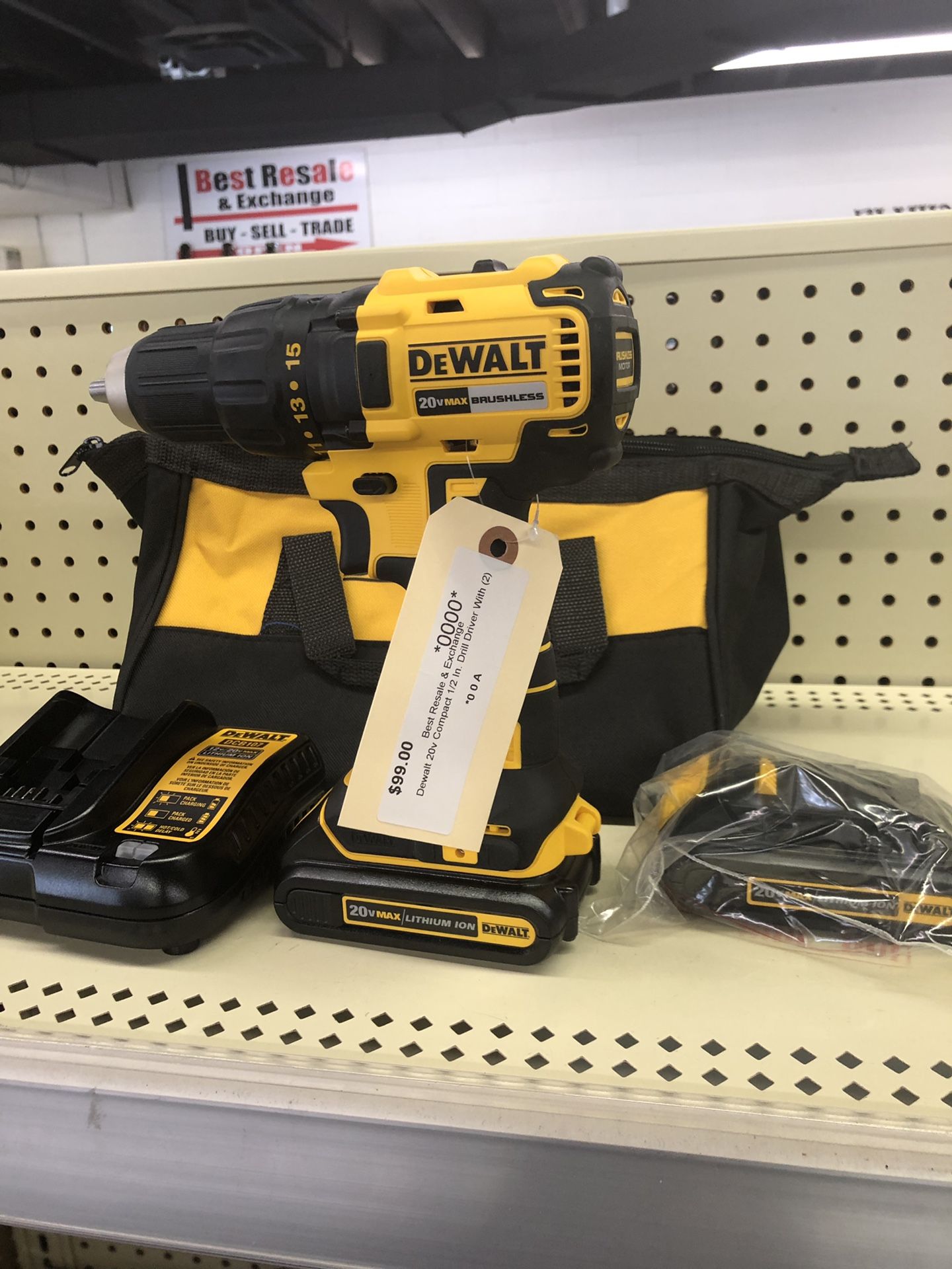 DeWalt 1/2” Drill Driver Tool Kit 20v New