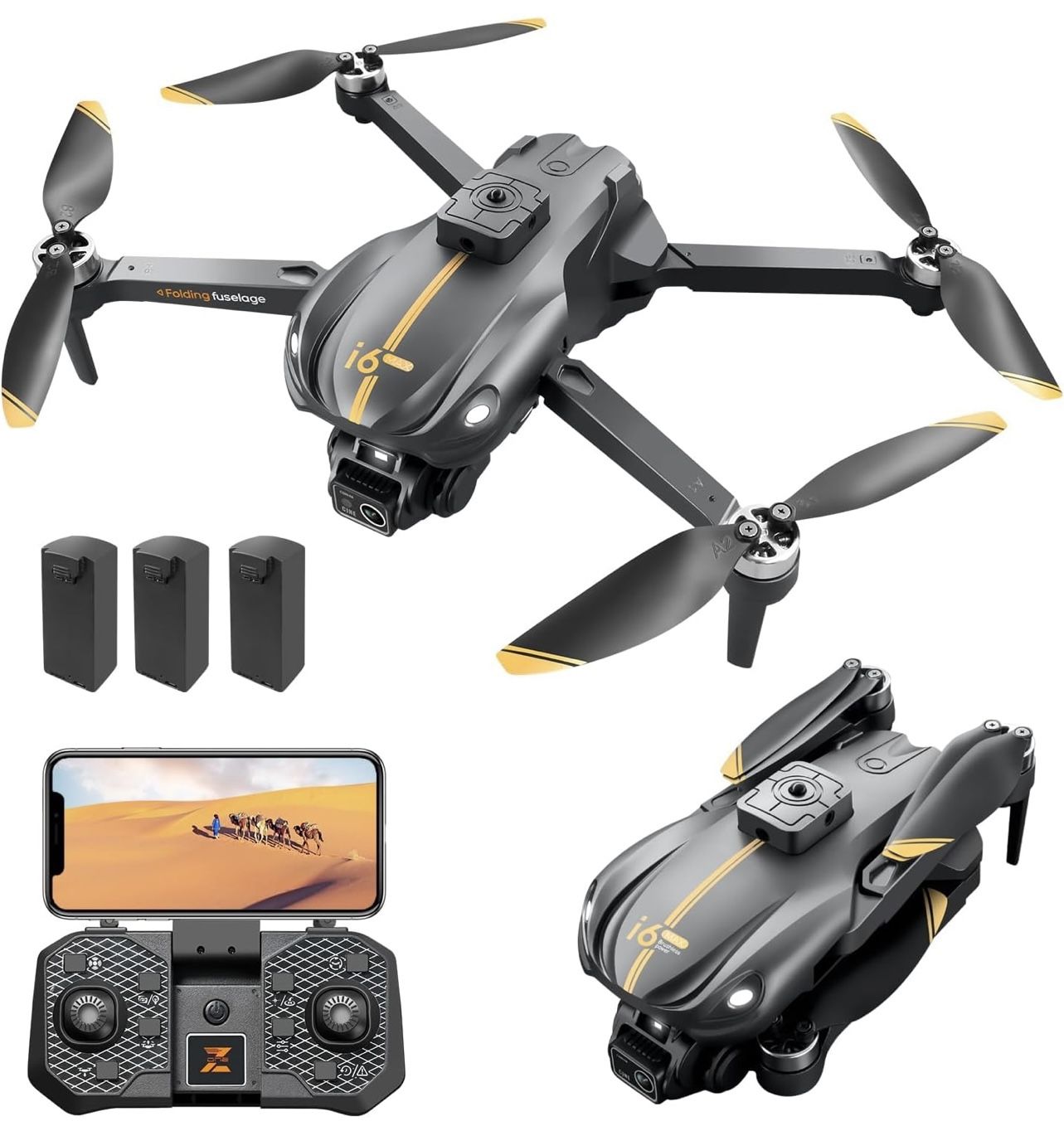 Drone with Camera 1080P HD, FPV Camera Drone for Kids