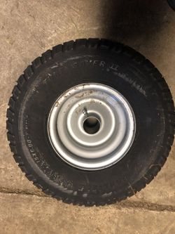 Lawn tractor front tire