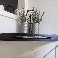 Solid Wood Candle Holder 