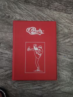 Classic Baseball Card Binder Red