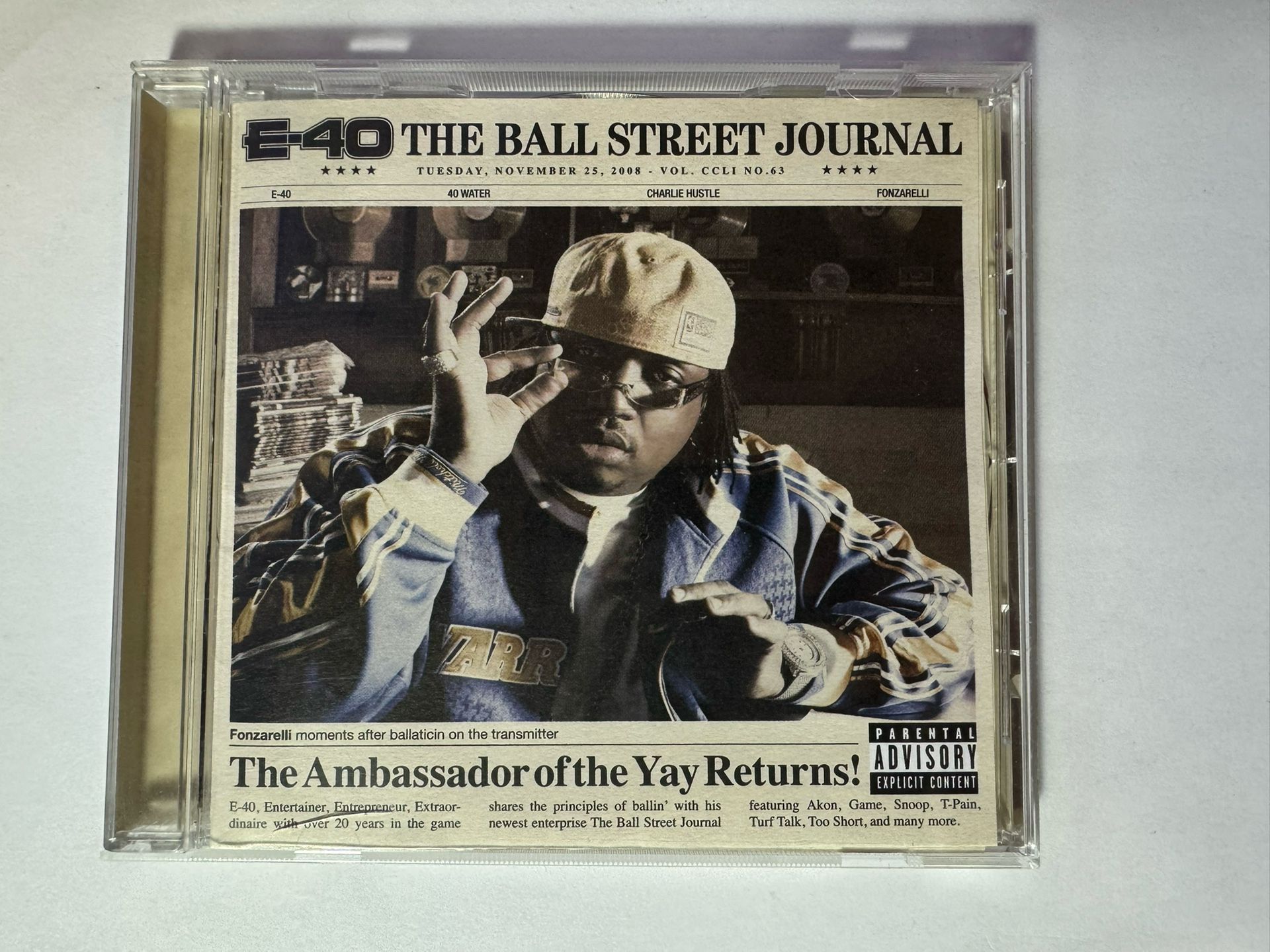 E-40 The Ball Street Journal - CD ** MINT ** RARE