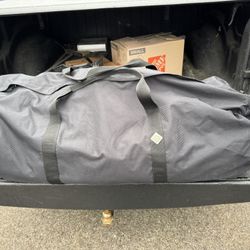 North Star Sports Diamond Ripstop Tough Duffle Gear Bag - Heavy Duty Construction 