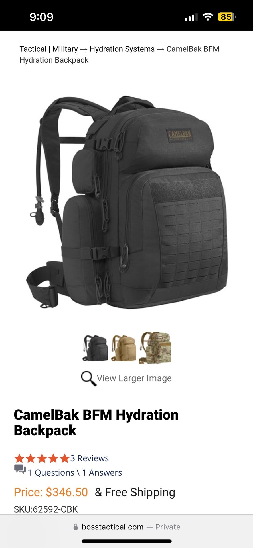 Camelbak BFM Hydration Backpack