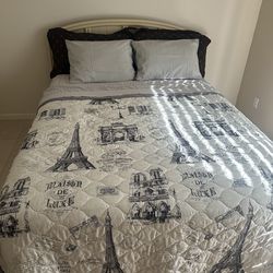 Full Bedroom Set – Bed Frame, Mattress & Bedding