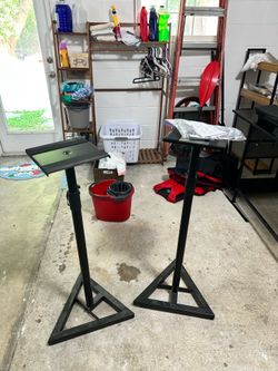On-Stage SMS6000-P Studio Monitor Speaker Stands — Pair