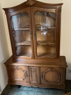 Real Wood Hutch - Dining Area: $250 OBO