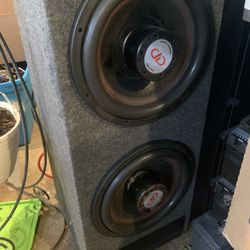 12” DD Subs And Hifonics Amp