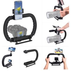 Camera Phone Stabilizer Expansion Cage Mount Moviemaking Holder Rig