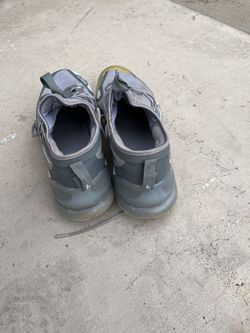Grey Metal Nike Trout Cleats