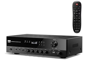 New Donner Stereo Receivers, 5.1 Channel Audio Amplifier with Bluetooth 5.3, Optical/Coaxial, USB, FM, 2 Mic-in, Echo, RCA, AC-3 Input for Home, Karao
