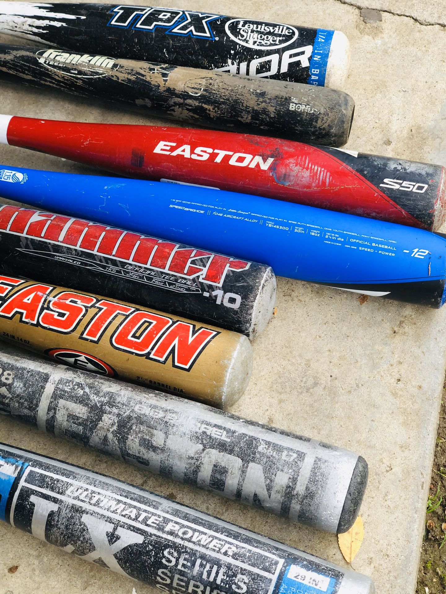 Baseball bats bat little league professional