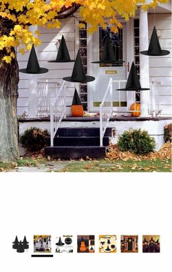 Halloween Hat Decorations 12pcs