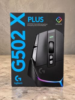 Logitech G502 X Plus Lightspeed Wireless RGB Gaming Mouse Black