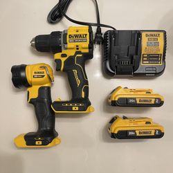 Dewalt Atomic Drill Driver,flashlight Kit 